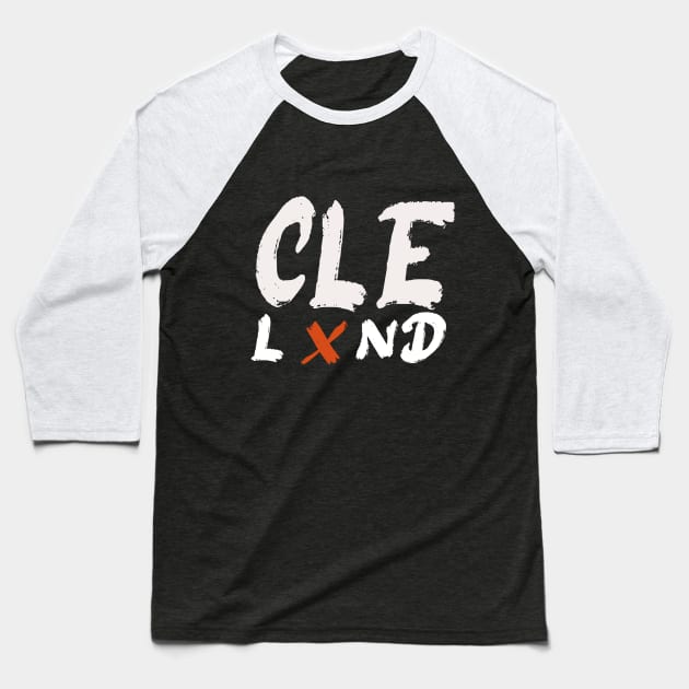 clelxnd 2 Baseball T-Shirt by Deon_Hill_Draws